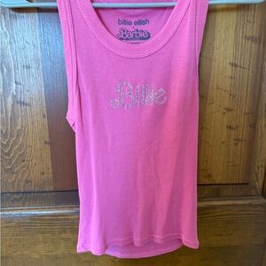 Billie Eilish Barbie Pink Tank Top